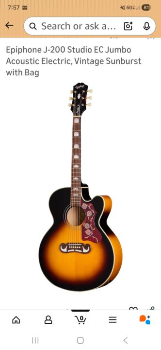 Getting a new guitar Thursday 