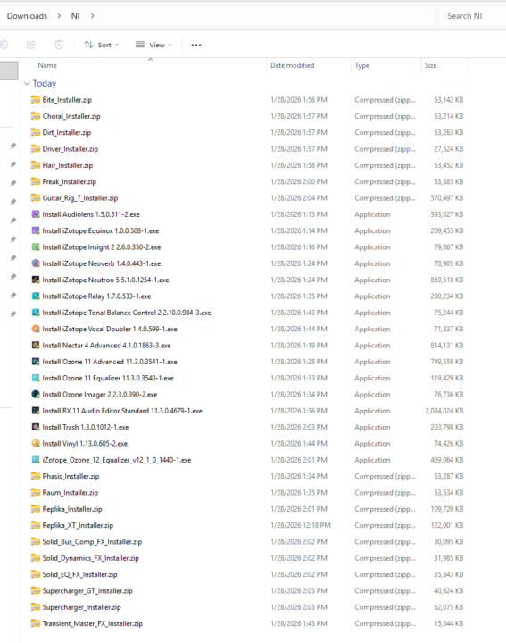 How to create NI Installer Backups (Windows)