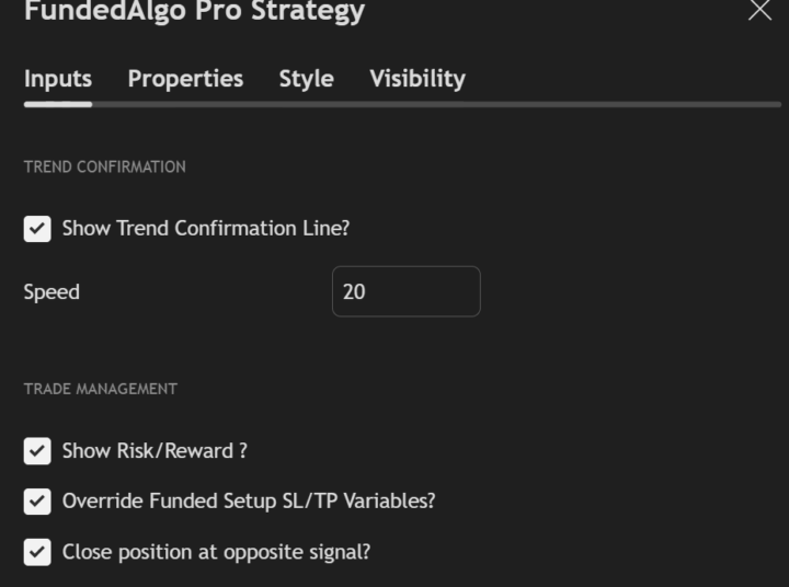 FundedAlgo Pro Strategy - Option
