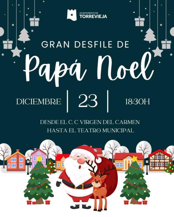 🧑‍🎄Recibir a Papá noel en la ciudad anoche 🎁 Do you know why Santa Claus is Calles ’‘Papá Noel’‘ ?