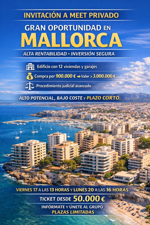 Reunión para conocer la oportunidad de coinvertir en la operación de Mallorca