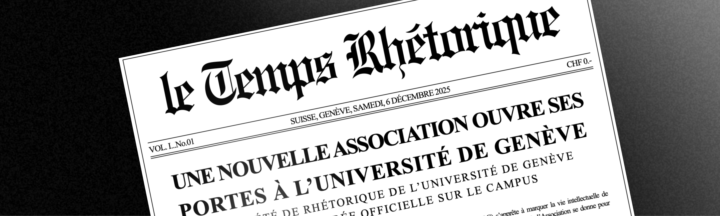 Le Temps Rhétorique — Vol. I No 1