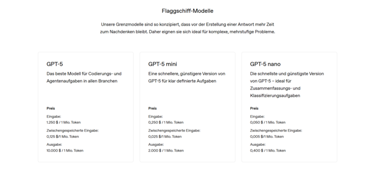 ⚡ Das verändert ALLES: GPT-5 API Preise sind da! 🔥