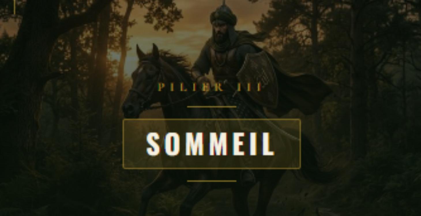 LES 5 PILIERS : LE SOMMEIL