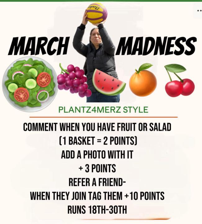 March Madness- a Plantz4merz Style! 