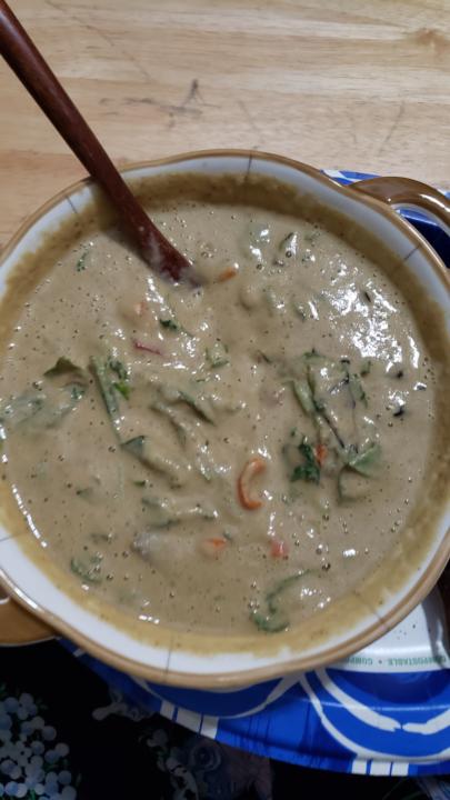 Raw soup for dinner