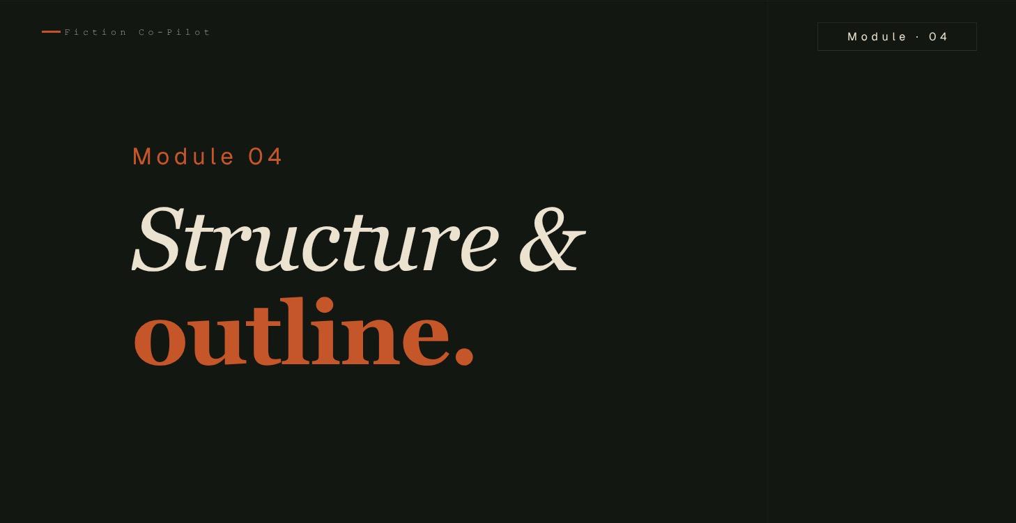Structure & outline