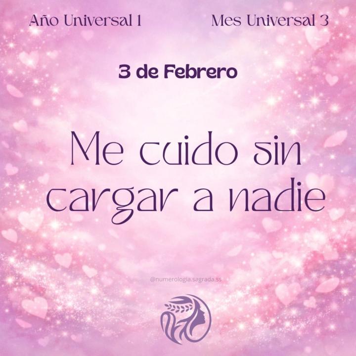 🔮 Oráculo del Día · 3 Feb (Día 6️⃣) · Semana 3️⃣ · Mes 3️⃣