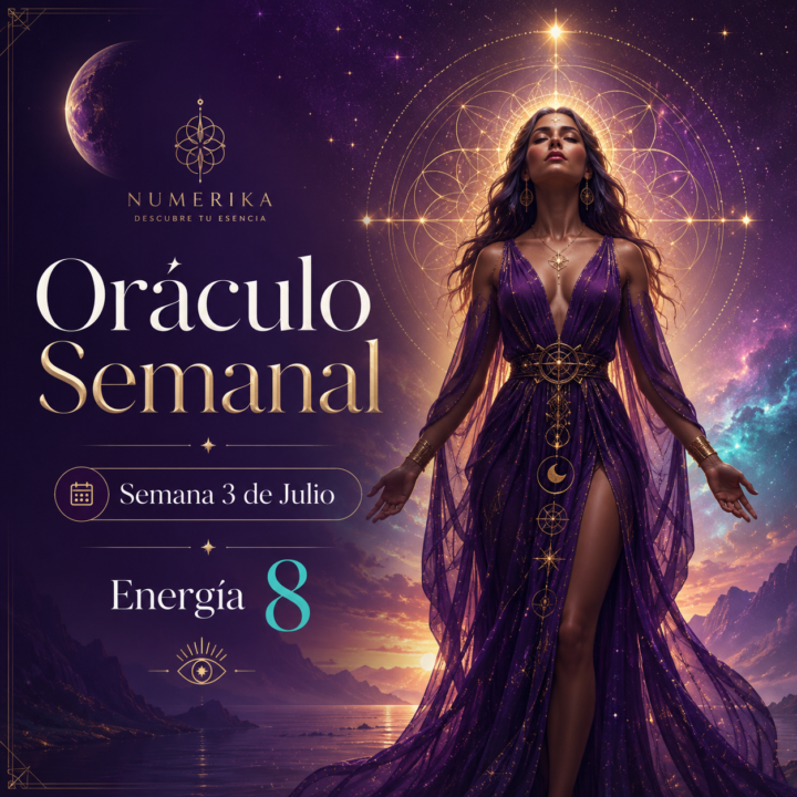 🔮 Oráculo Semanal · Semana 8️⃣ · Mes 8️⃣ · Año 1️⃣