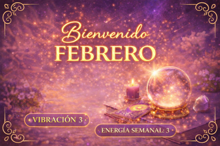 ✨ Bienvenida Febrero: Mes 2 en el calendario… pero vibración 3️⃣ en energía ✨