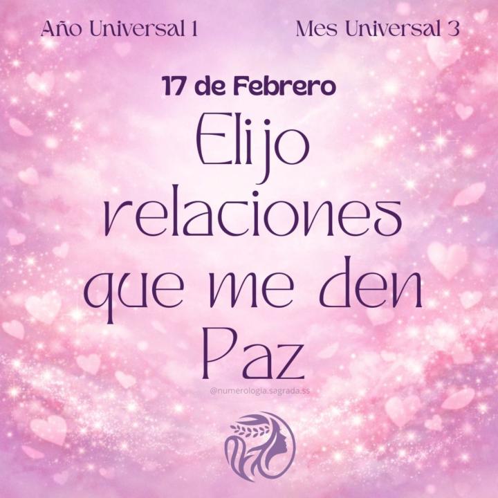 🔮 Oráculo del Día · 17 Feb (Día 2️⃣) · Semana 7️⃣ · Mes 3️⃣