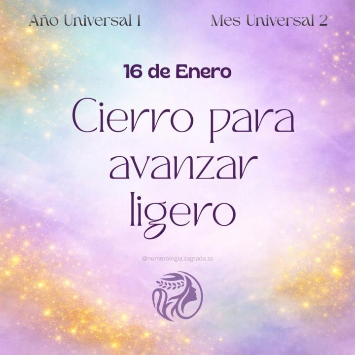 16 Ene · Día 9️⃣ · Semana 5️⃣