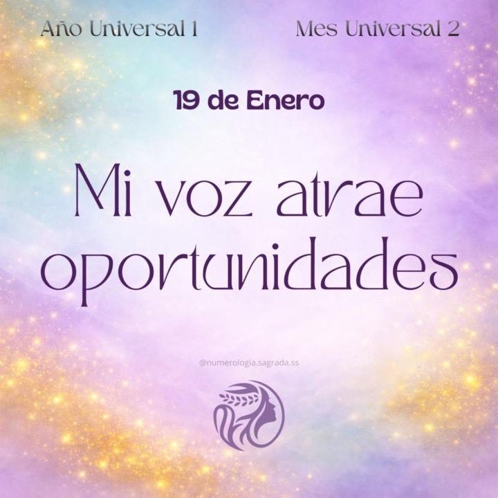 19 Ene · Día 3️⃣ · Semana 5️⃣