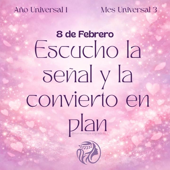 🔮 Oráculo del Día · 8 Feb (Día 1️⃣1️⃣) · Semana 4️⃣ · Mes 3️⃣