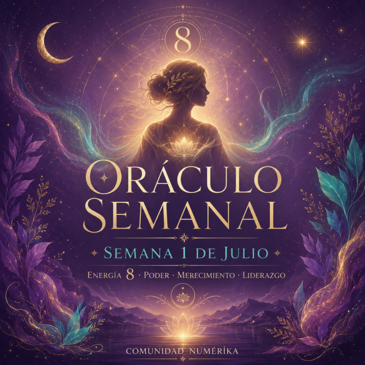 🔮 Oráculo Semanal · Semana 8️⃣ · Mes 8️⃣ · Año 1️⃣