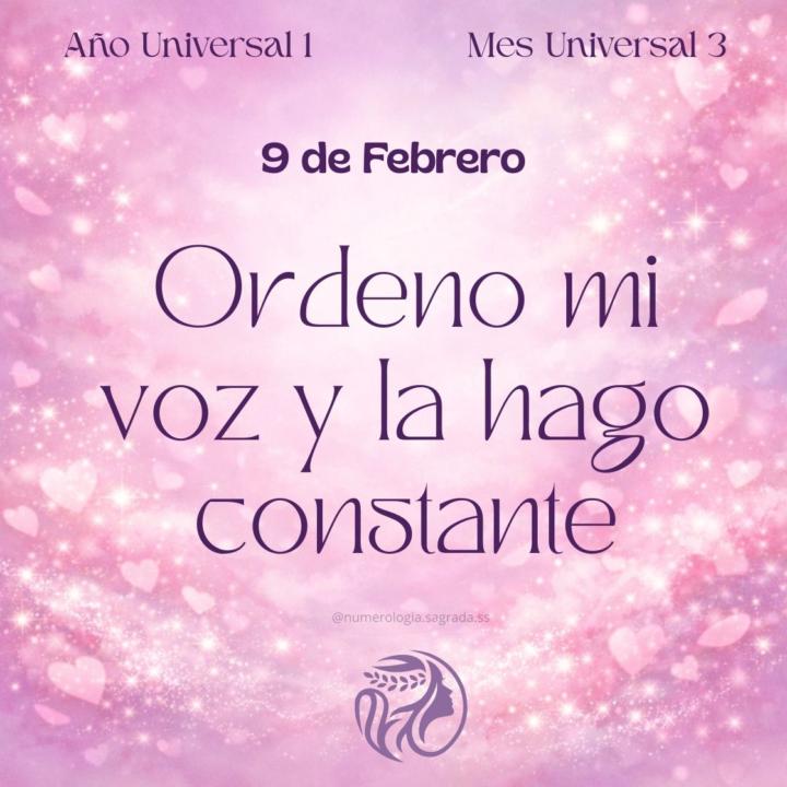 🔮 Oráculo del Día · 9 Feb (Día 3️⃣) · Semana 4️⃣ · Mes 3️⃣