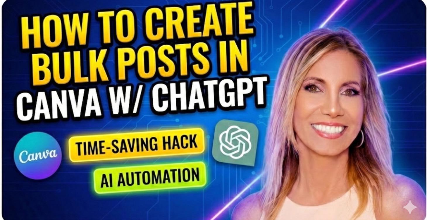 How to Create Bulk Posts in Canva Using ChatGPT