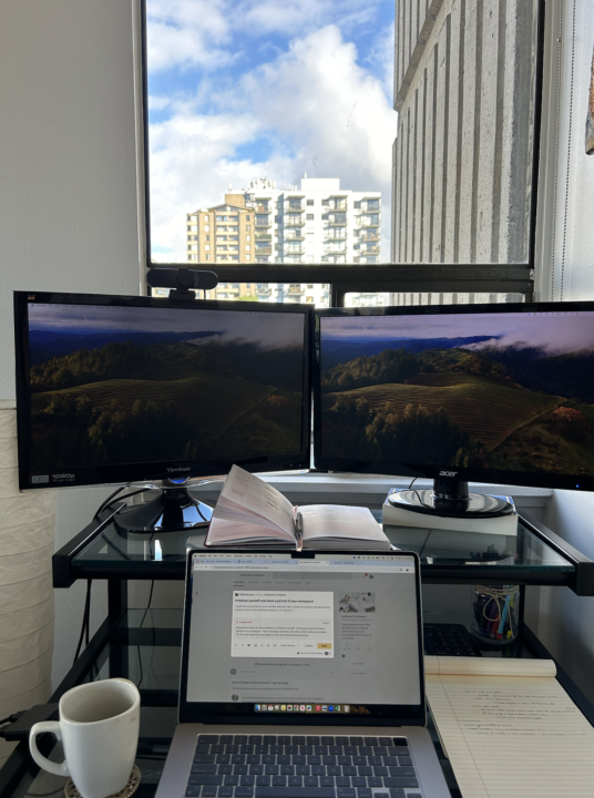 Introduce yourself and share a picture of your workspace!