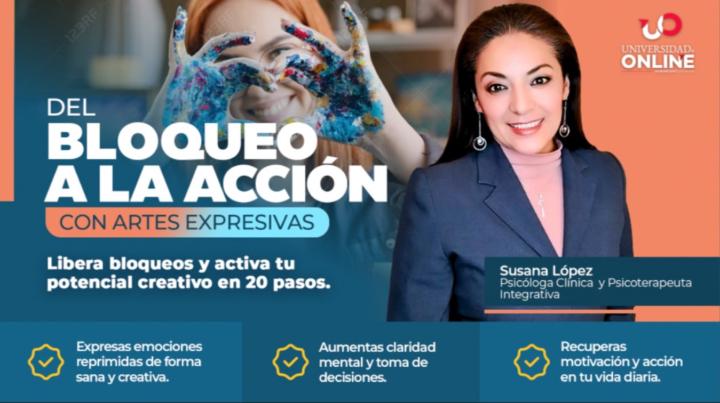 Saludos y Presentación: Del Bloqueo a la Acción con Artes Expresivas.