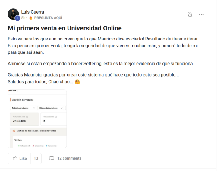 💥 Luis Guerra ganó 278 dólares hoy