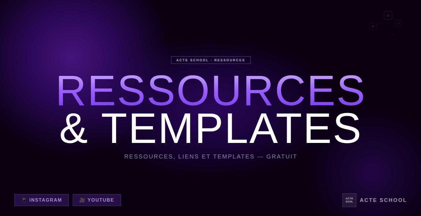 Ressources & Templates