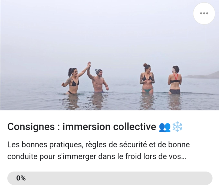 BAIGNADE COLLECTIVE 👥❄️