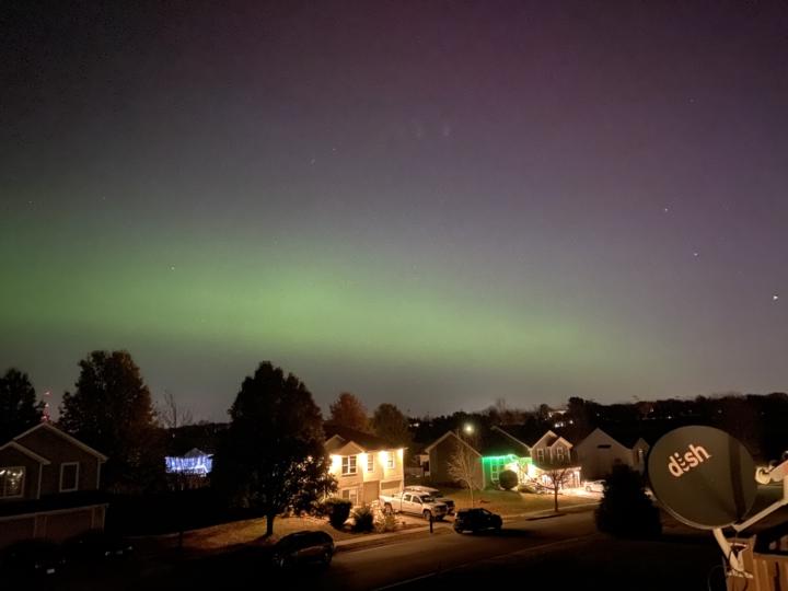 Something in the sky besides the Northern Lights 