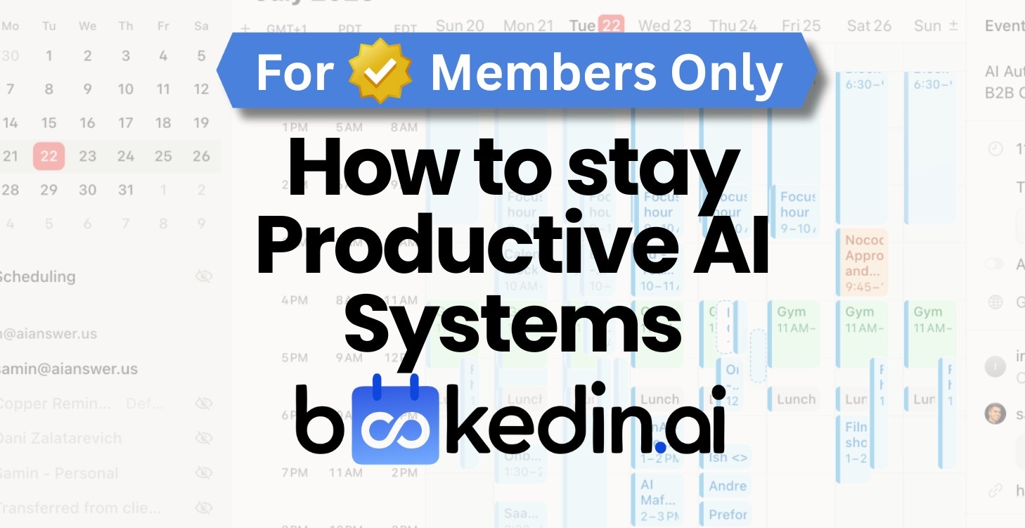 How to stay Productive AI Systems