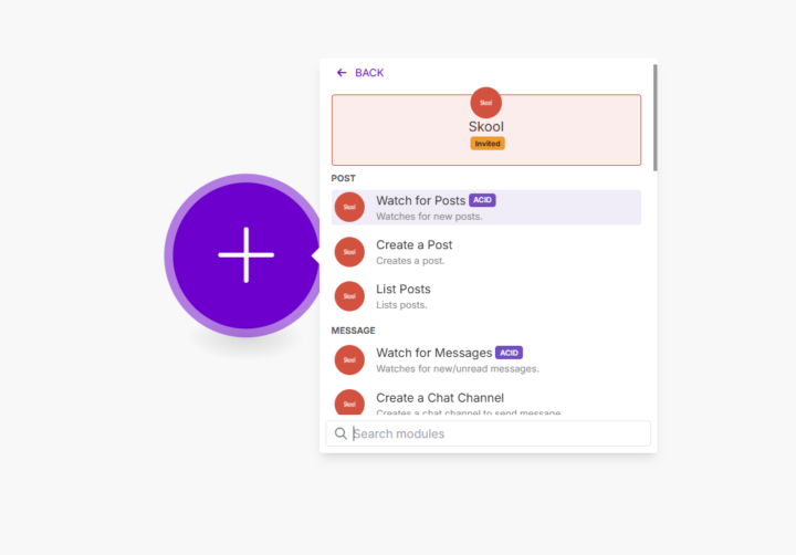 Skool Automation App