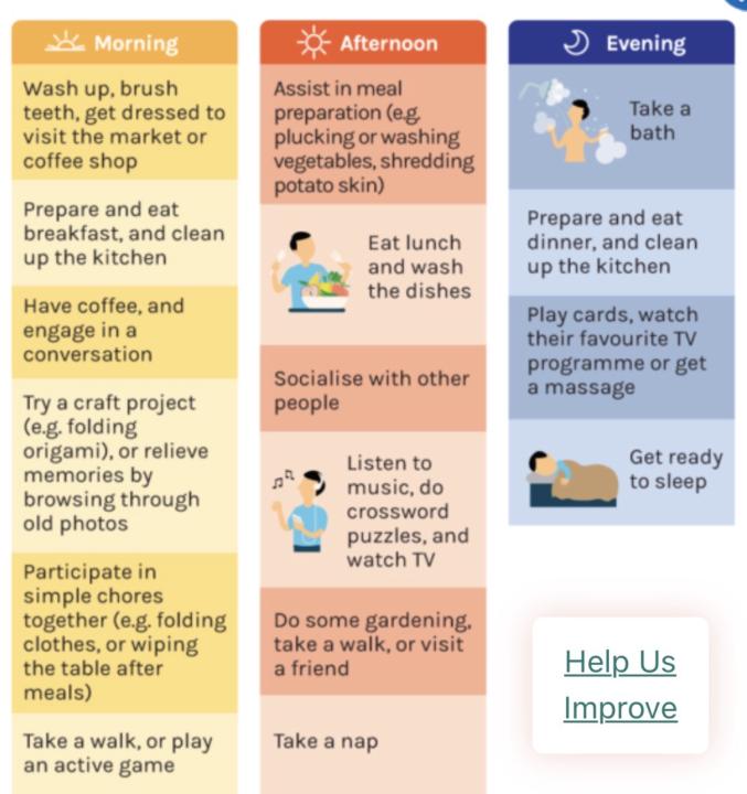 Routines Are Comforting!