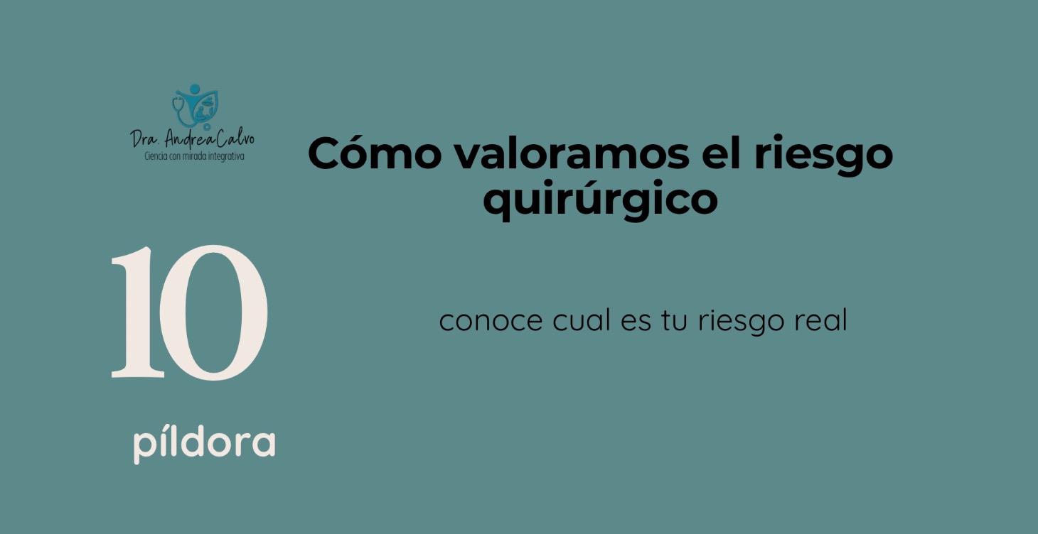 Tu Riesgo en la cirugía