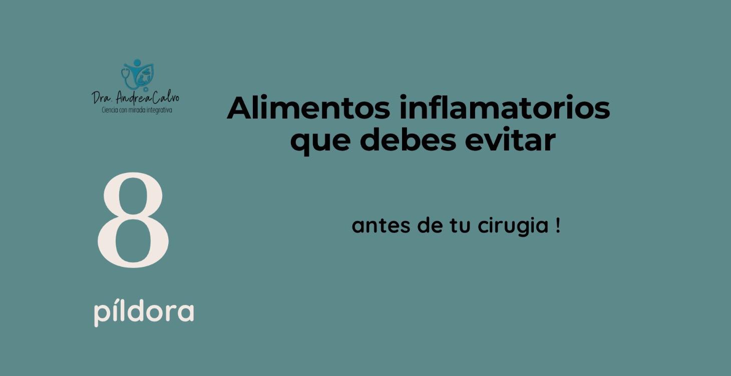 Alimentos inflamatorios