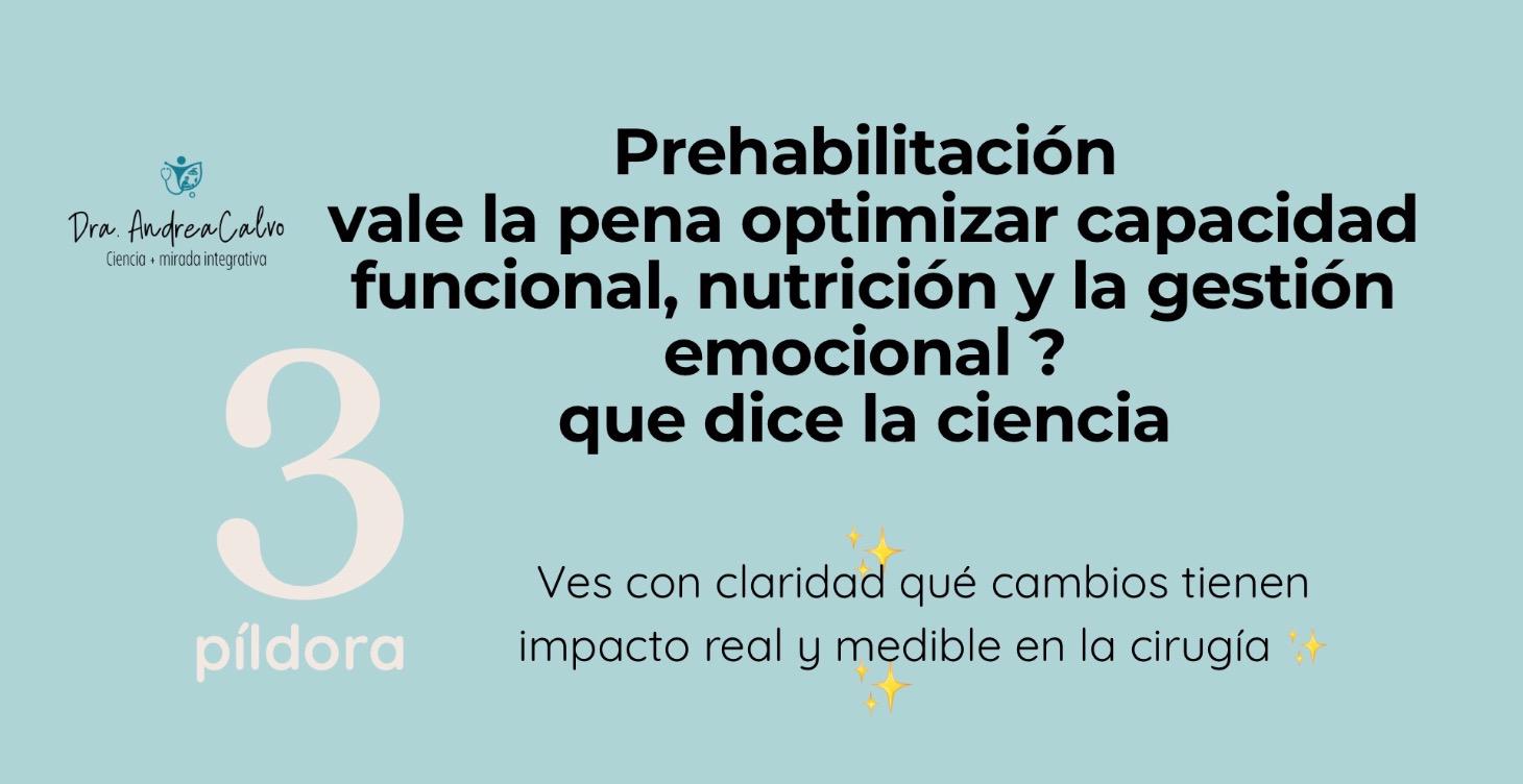Optimización pre intervención.