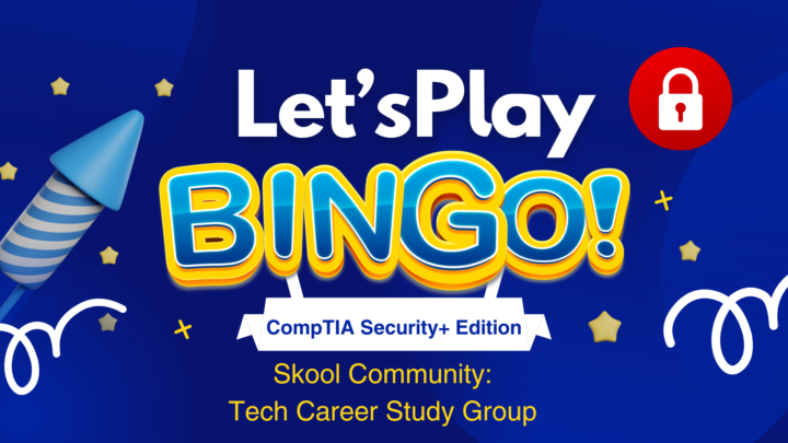 📢 Official Announcement: Security+ Bingo 