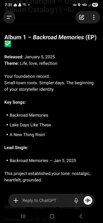 Album Roll Out Plan including Single Roll out