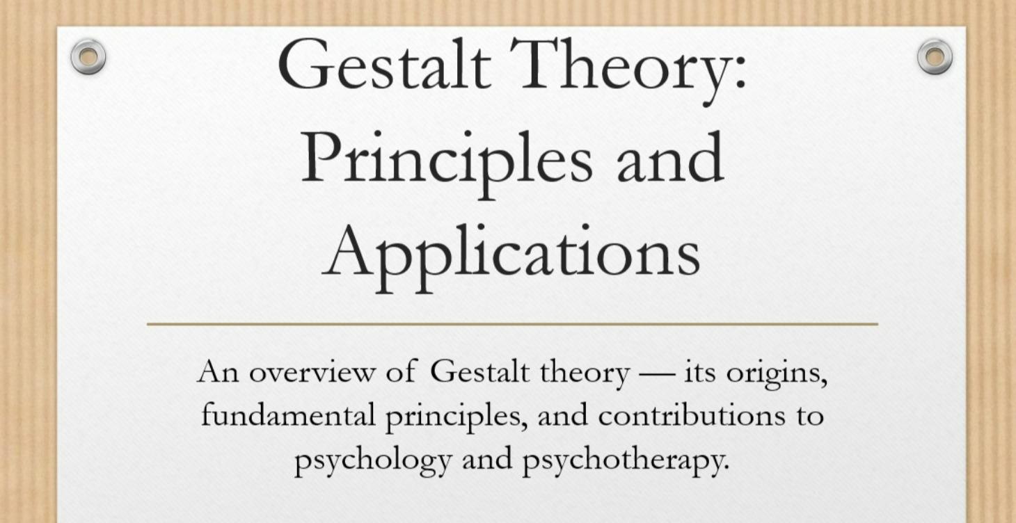 Gestalt Theory