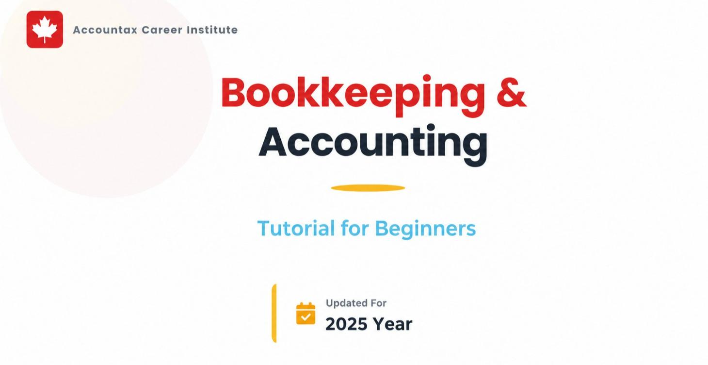Bookkeeping & Accounting- Complete Course