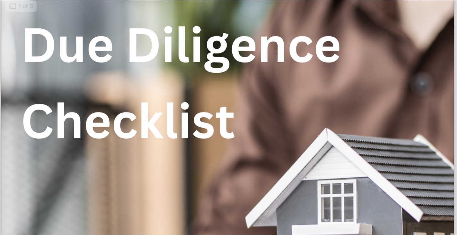 Due Diligence Checklist
