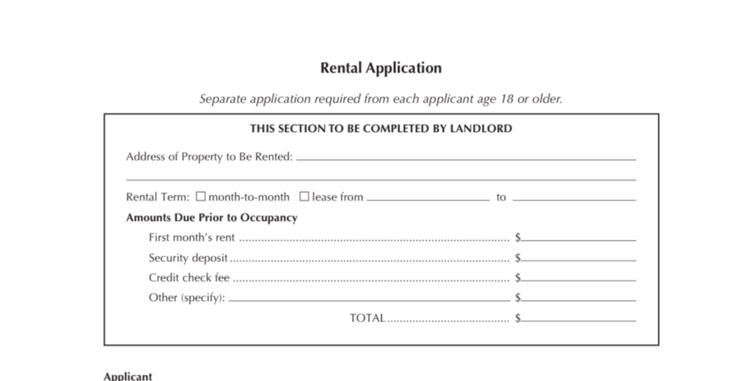 Rental Application & PreScreen