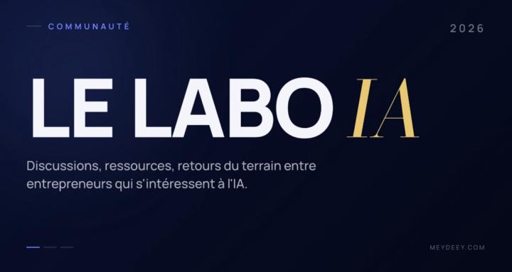 LE LABO IA · COMMUNAUTÉ