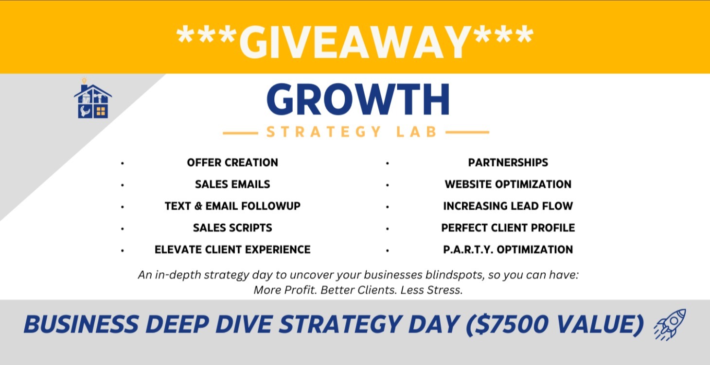 FREE BIZ DEEP DIVE DAY* ($7500 VALUE)