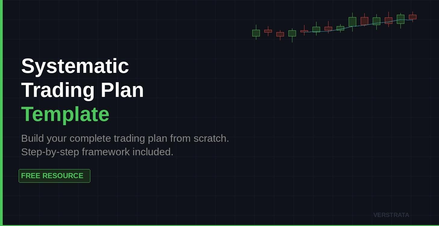 Systematic Trading Plan Template