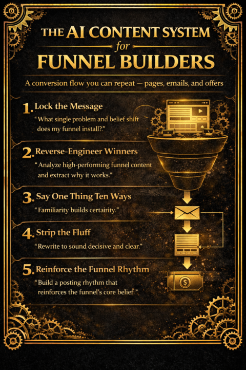 I Stopped Using AI to Write Posts. I Built a Content System Funnels Can Rely On.