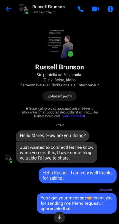 When Russell Brunson added me...