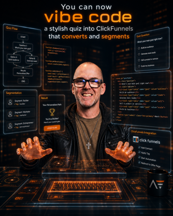 You can have a Typeform-quality quiz inside ClickFunnels. Without Typeform.
