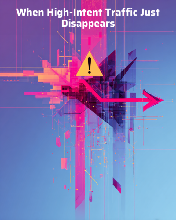 When High-Intent Traffic Just Disappears