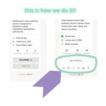Keeping connections - THIS IS HOW WE DO IT!