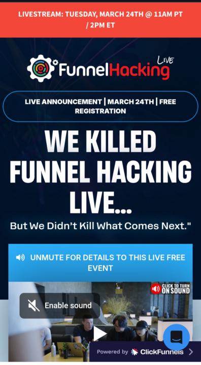 Russell's New Book  - and new funnel?
