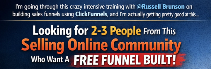 Want me build converting funnel for free?