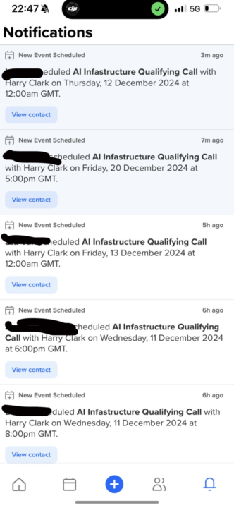8 booked calls today with $0 spent 